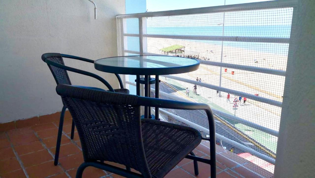 Gatu Premium Vista Infinita 1ªlinea Mar Wifi, Aire Acc Apartment Cadiz Bagian luar foto