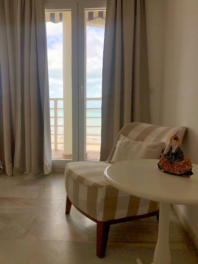 Gatu Premium Vista Infinita 1ªlinea Mar Wifi, Aire Acc Apartment Cadiz Bagian luar foto
